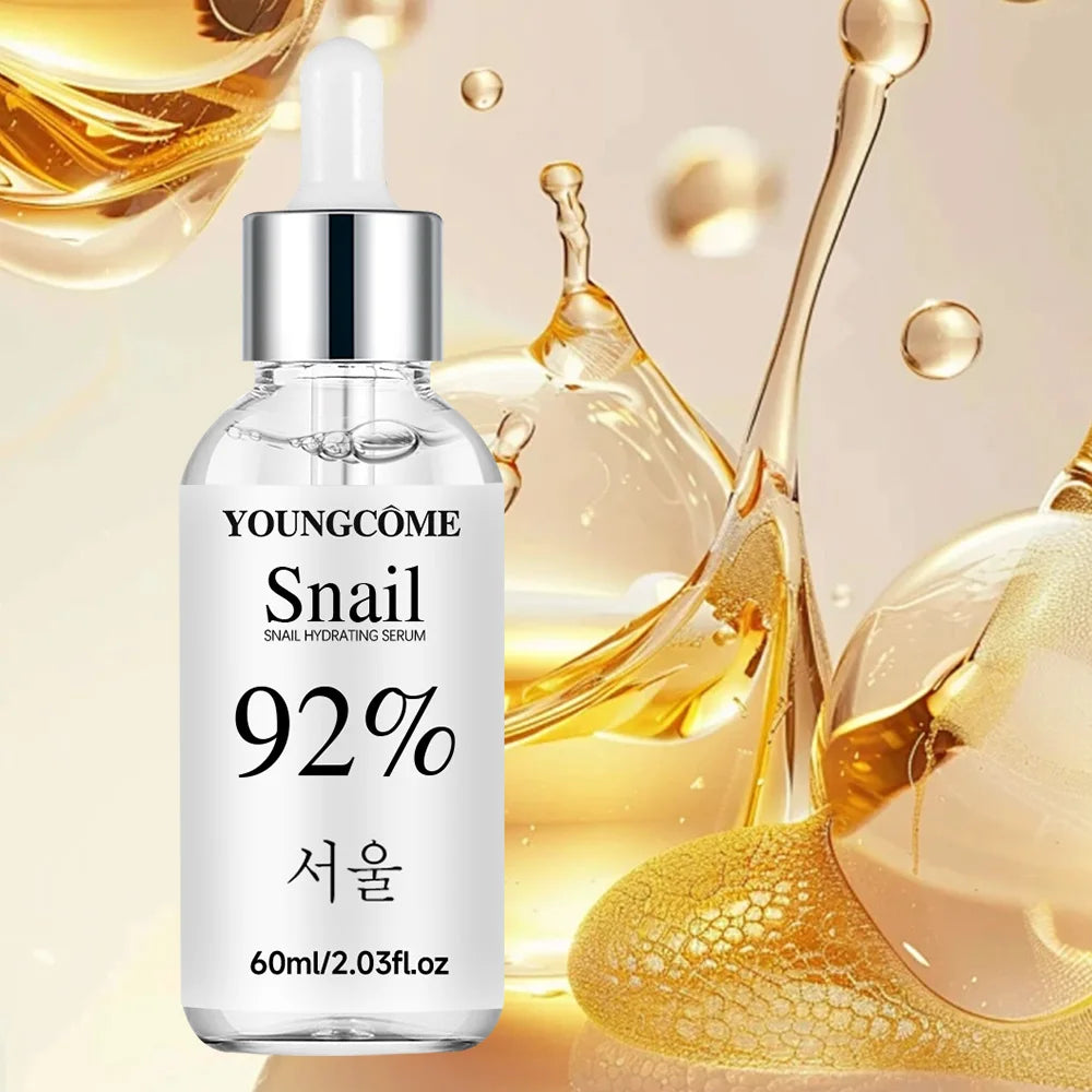YOUNGCOME Snail Essence Serum – Hydrate, Brighten & Refine Facial Serum Qst