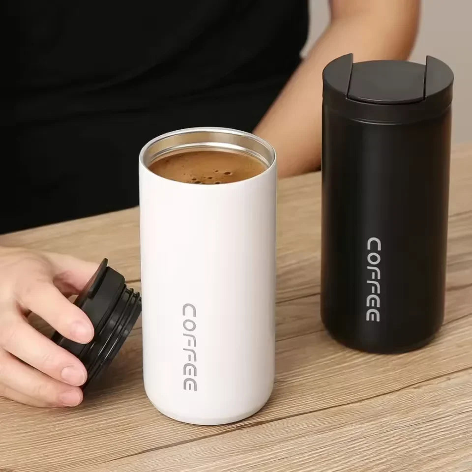 400ml Vacuum Insulated Travel Coffee Mug | Leakproof Thermos Insulated Travel Mug Qst