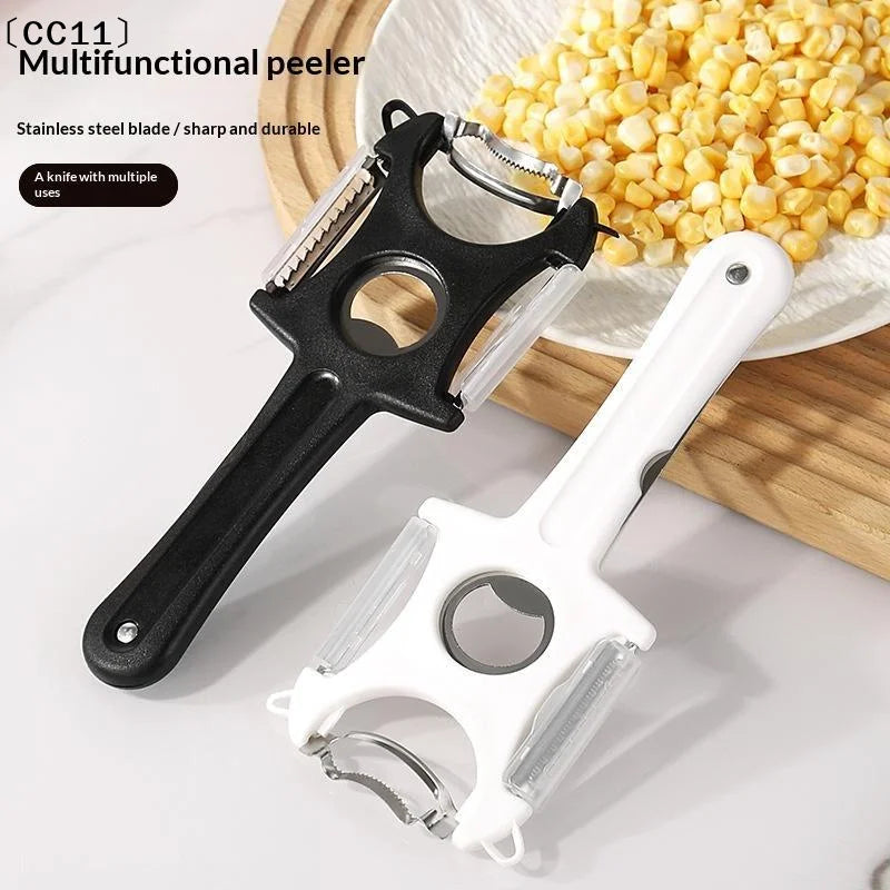 5-in-1 Stainless Steel Fruit & Vegetable Peeler Tool Vegetable Peeler Qme
