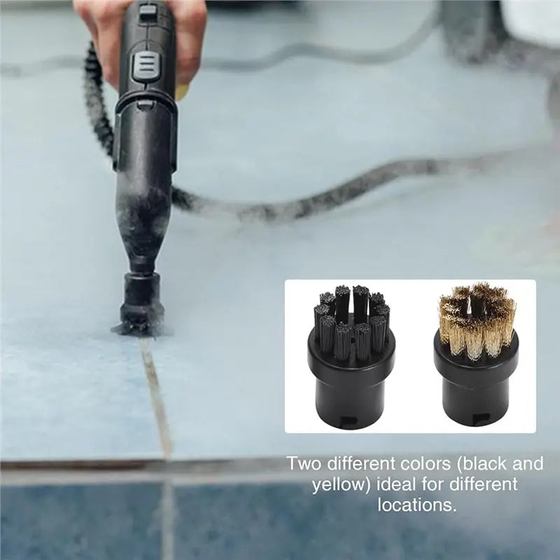 8-Piece Steam Cleaner Brush Set for Kärcher SC1 SC2 SC3 SC4 SC5 Steam Cleaner Accessory Qst