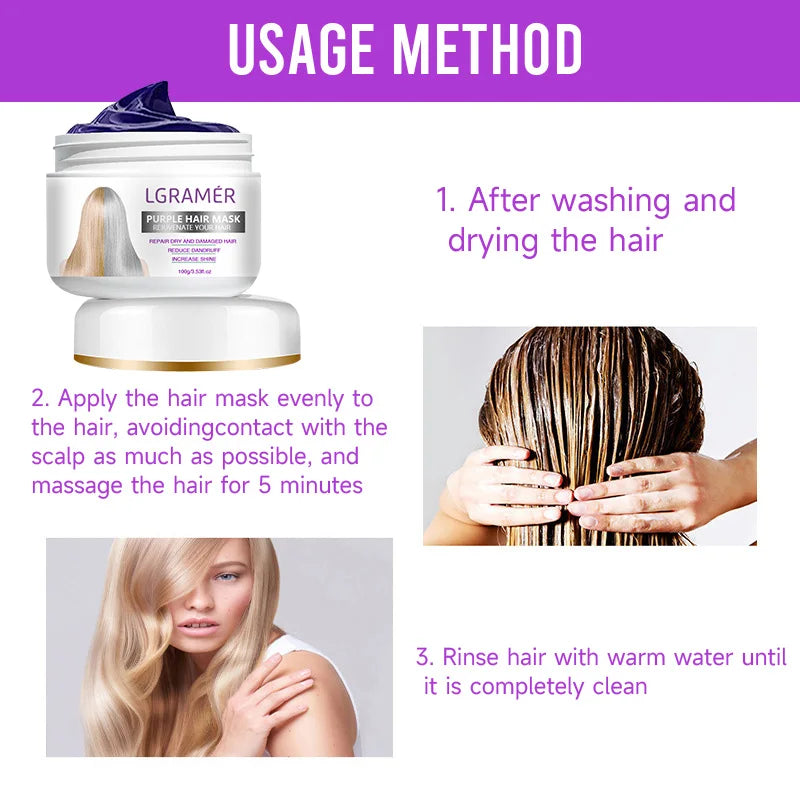 YOUNGCOME Hair Repair Mask – Nourishing Frizzy Hair Treatment Hair Repair Mask Qst