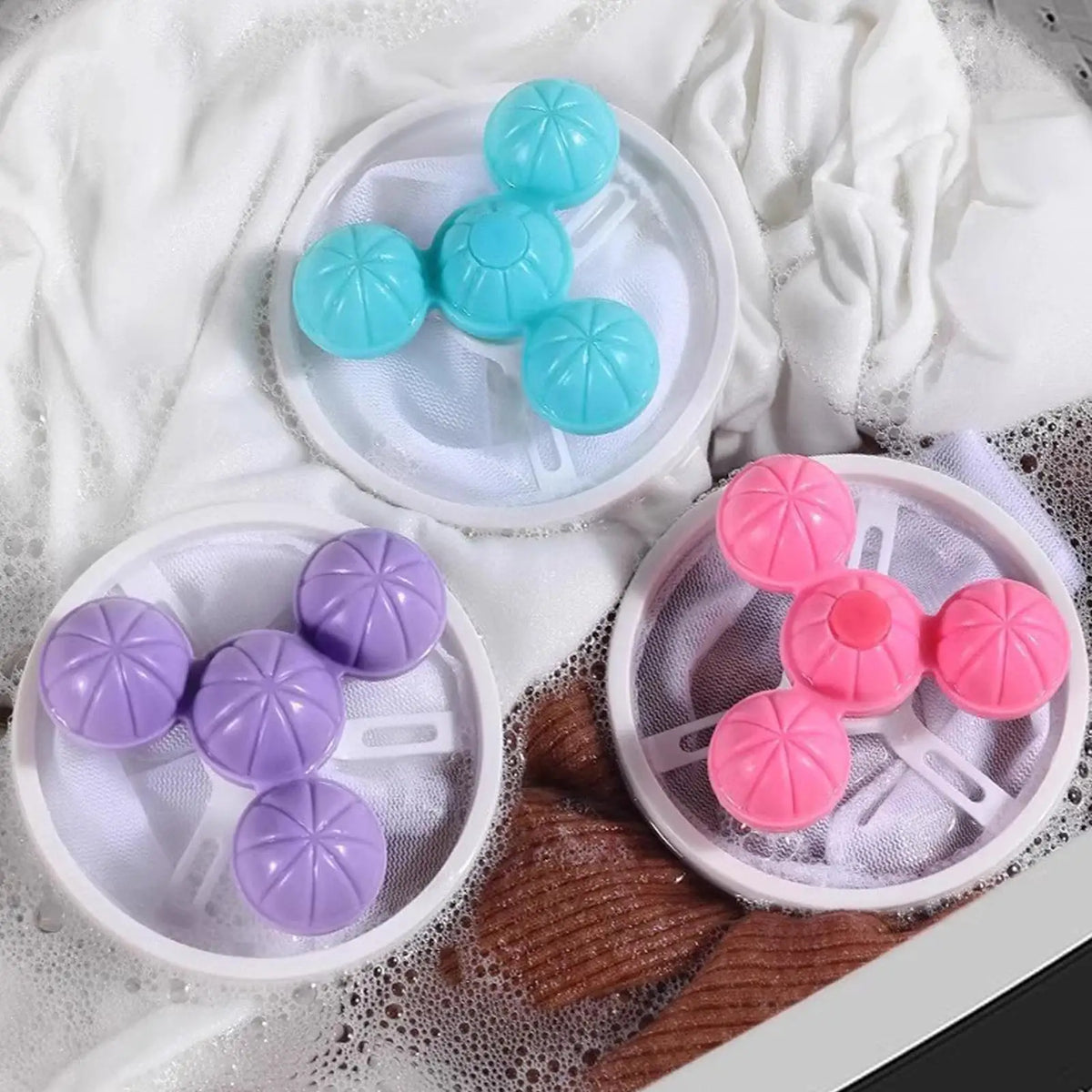 Washer Lint Catcher Mesh Filter Bag – Reusable Floating Trap Laundry Lint Filter Qme