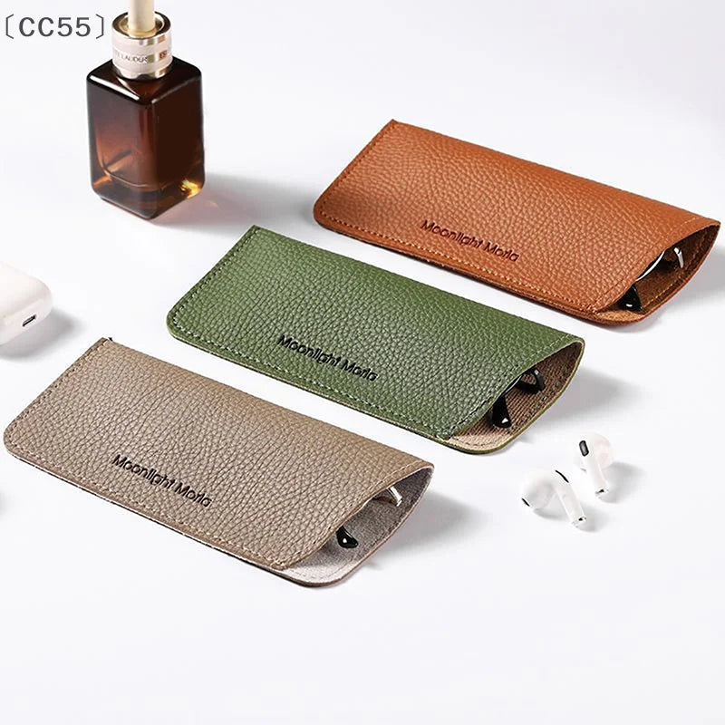 Portable PU Leather Glasses Case – Unisex Eyewear Protector Eyeglasses Case Qst