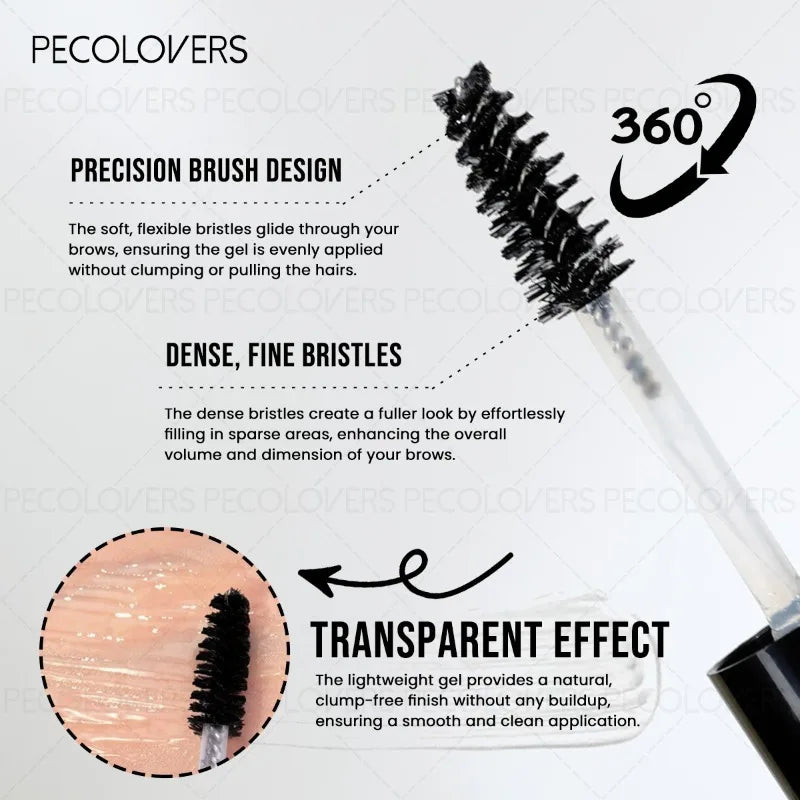 Natural Eyebrow Styling Gel Soap with Brush – Strong Hold Eyebrow Styling Gel Qme