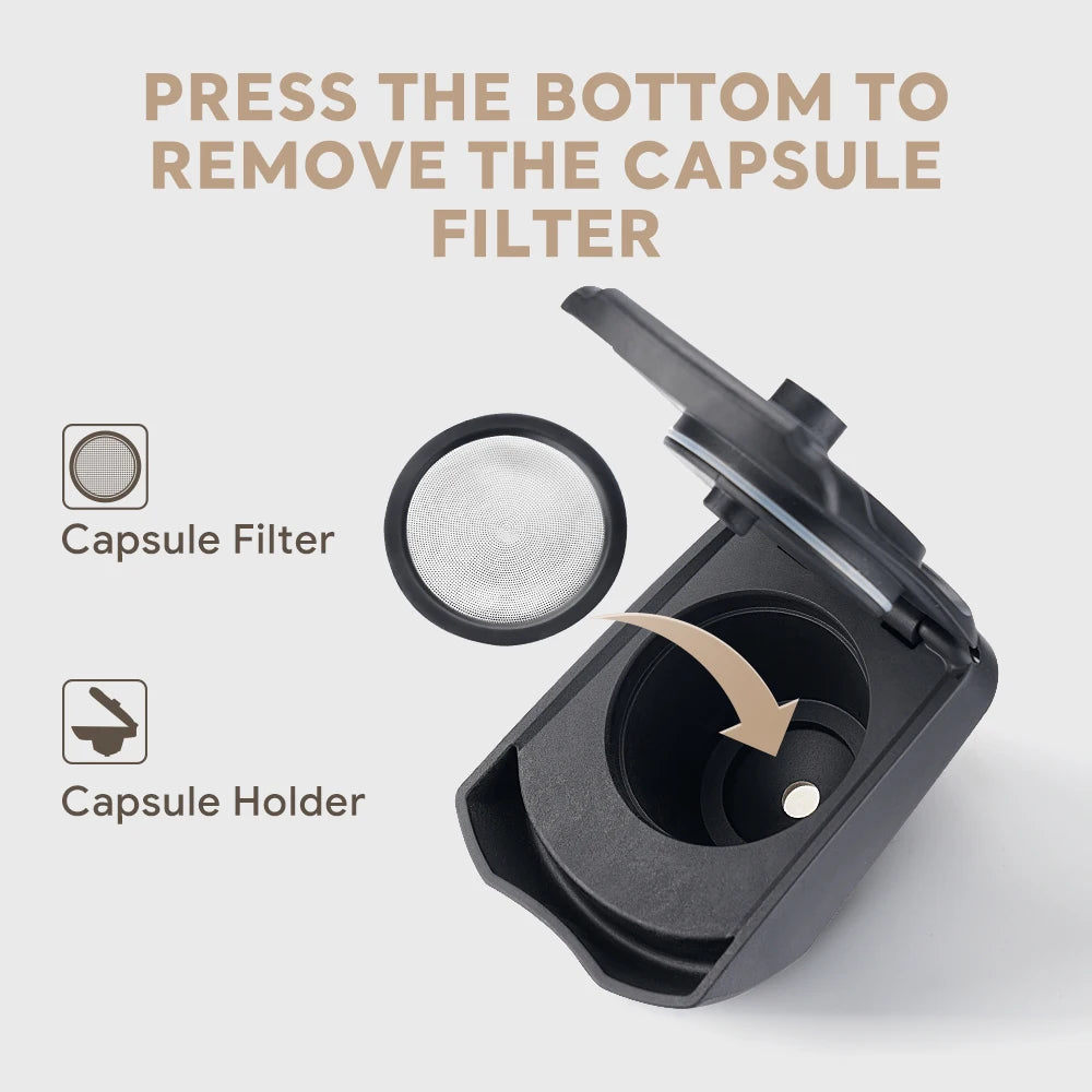 Reusable Coffee Capsule Adapter for Dolce Gusto Lumio DG325 Coffee Capsule Adapter Qst