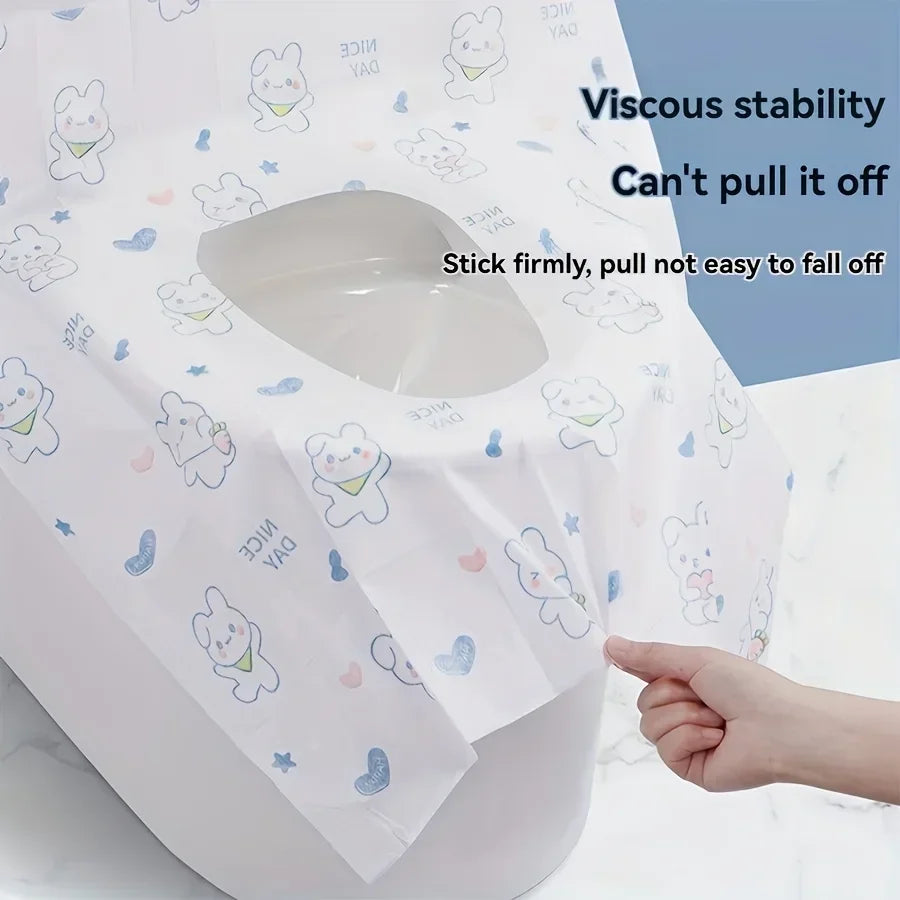 Disposable Toilet Seat Covers for Travel, Public & Airplane Use Disposable Seat Covers Qme