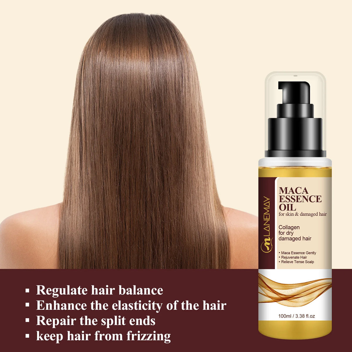 Lanemay Collagen Repair Hair Conditioner – Deep Moisture Hair Conditioner Qst