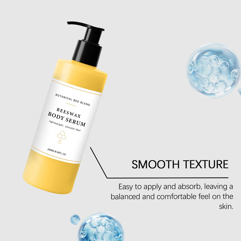 Beeswax Body Serum 250ml – Moisturizing & Smoothing Skin Care Body Serum Qst