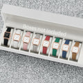 Women's Square Digital Watch Set 8PCS – Alloy Belt | Qme Digital Watch Set Qme 8PCS Set Without Box