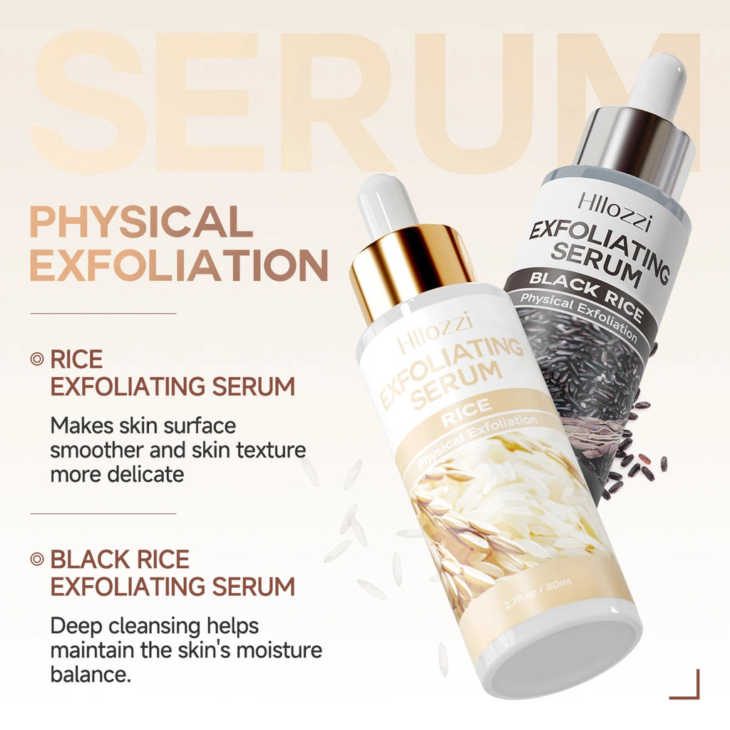 Rice & Black Rice Exfoliating Gel – Deep Cleanse & Moisturize Face Exfoliating Gel Qst