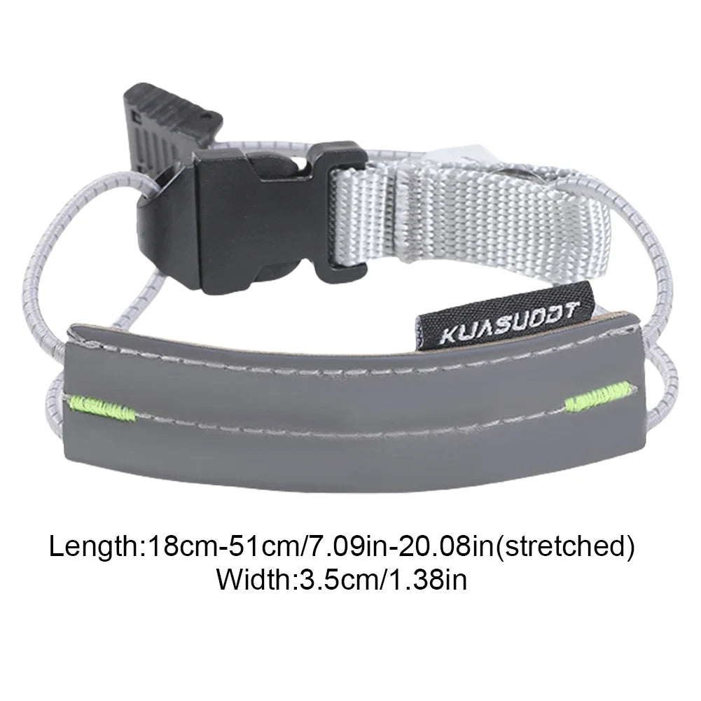 Reflective Cycling Cuff Band – High-Visibility Bike Pants Strap Cycling Cuff Band Qme