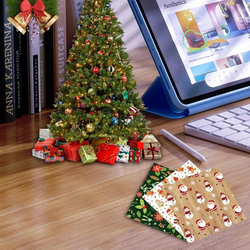 Christmas Vintage Scrapbooking Paper – 12 Festive DIY Patterns Scrapbooking Paper Qme