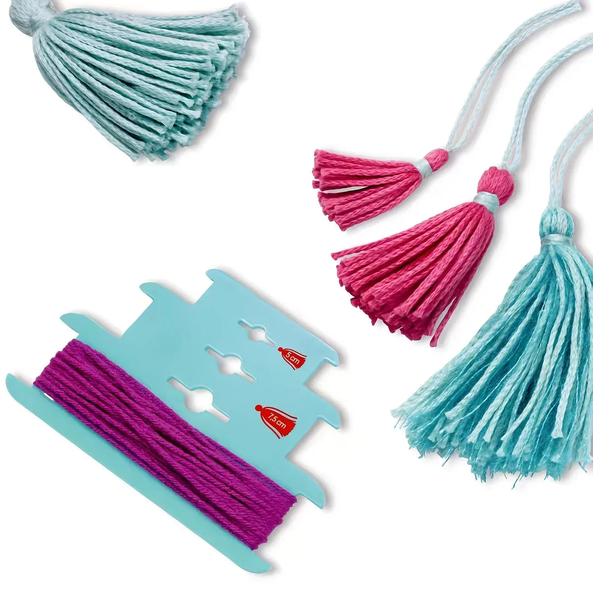 Tassel Maker Tool – DIY Yarn Tassel & Hand-Weaving Kit DIY Tassel Making Tool Qme