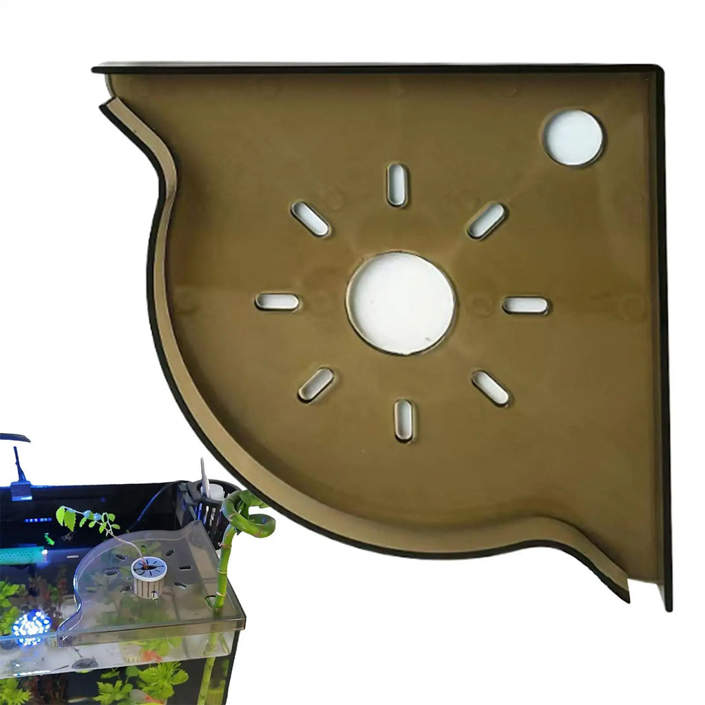 Triangle Aquarium Corner Shelf – Fish Tank Plant Holder Aquarium Corner Shelf Qme