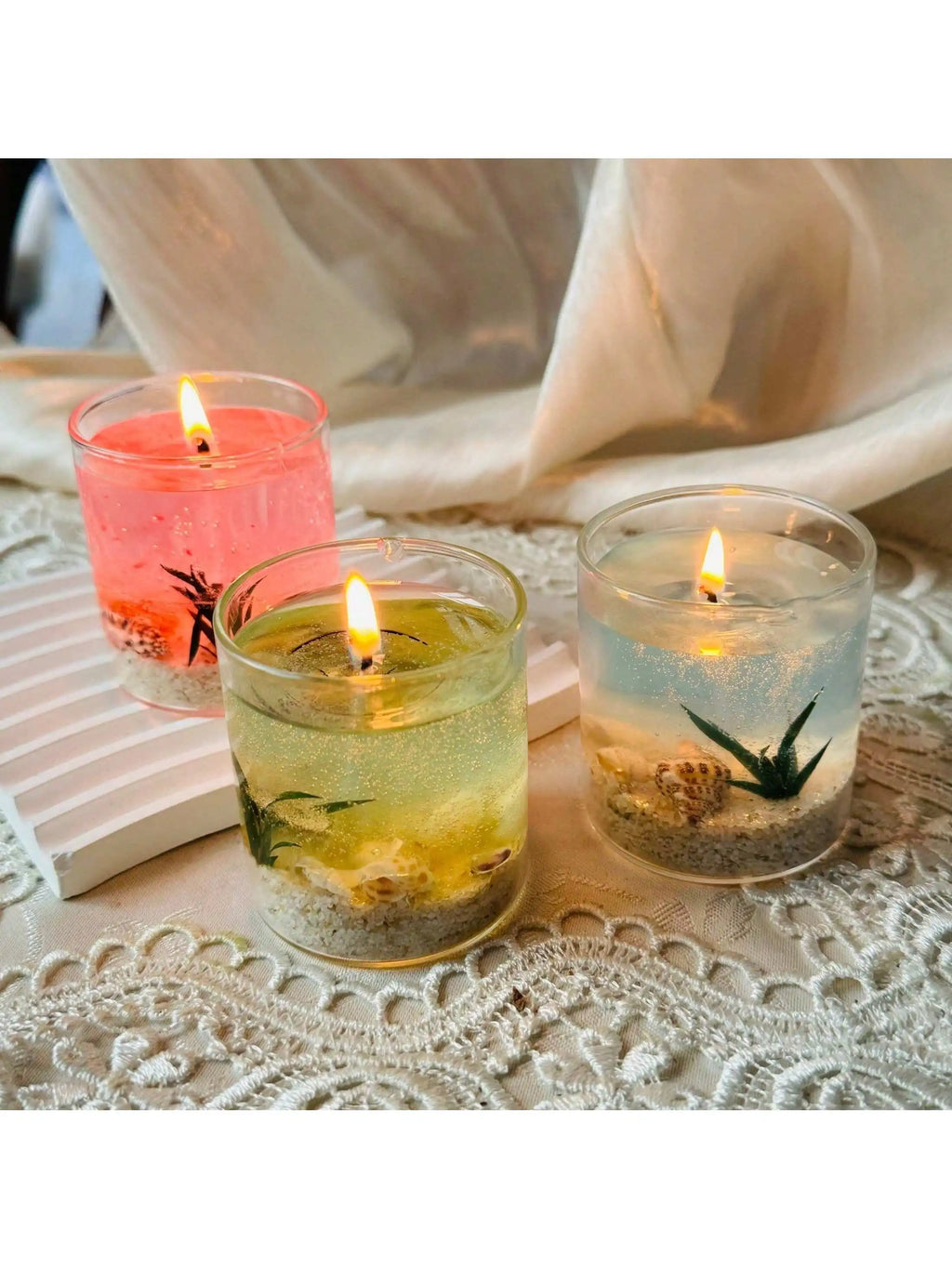 Crystal Cup Jelly Scented Candle – Ocean Life Series Jelly Scented Candle Qme