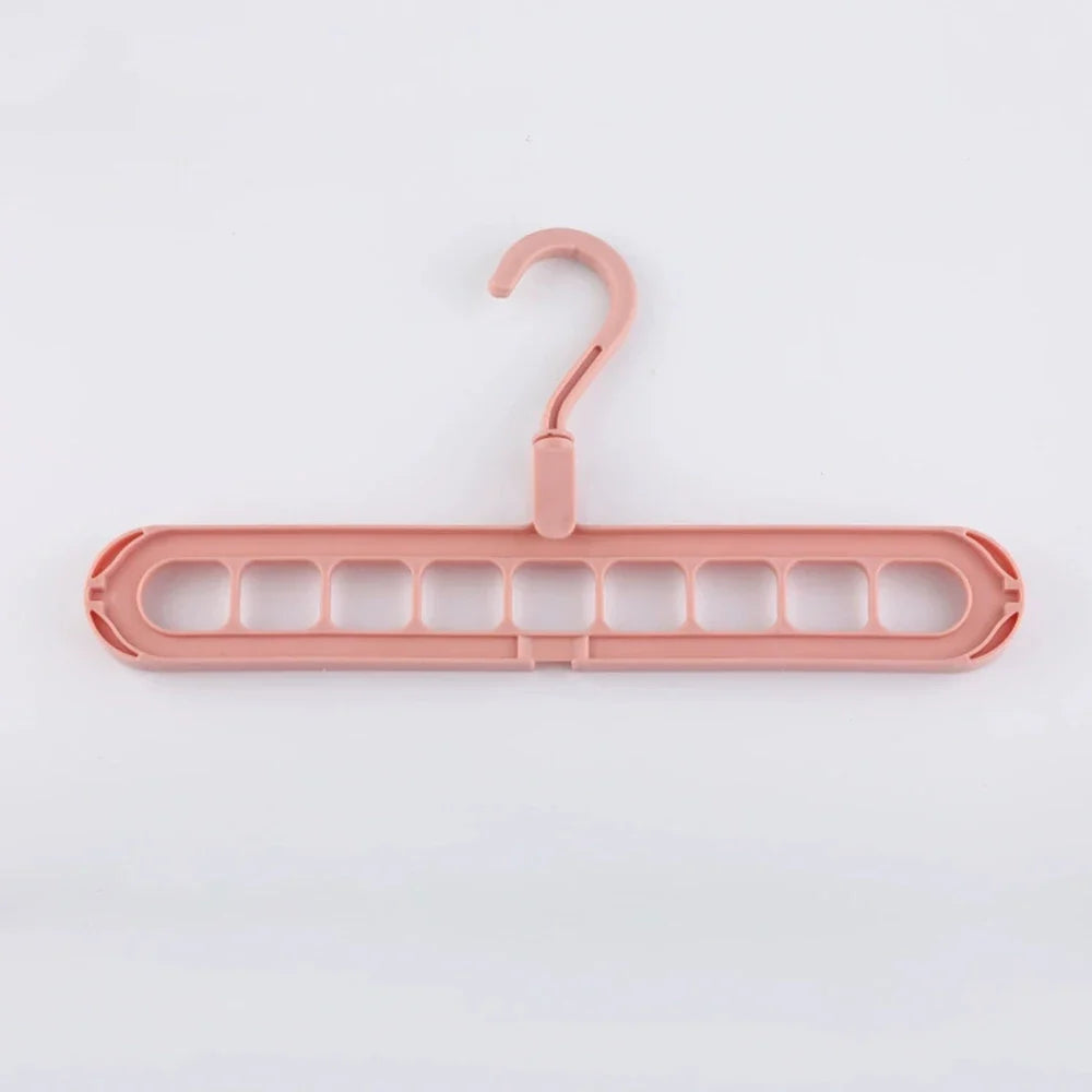 9-Hole Foldable Clothes Hangers – Heavy Duty Space Saver Space Saving Hangers Qme