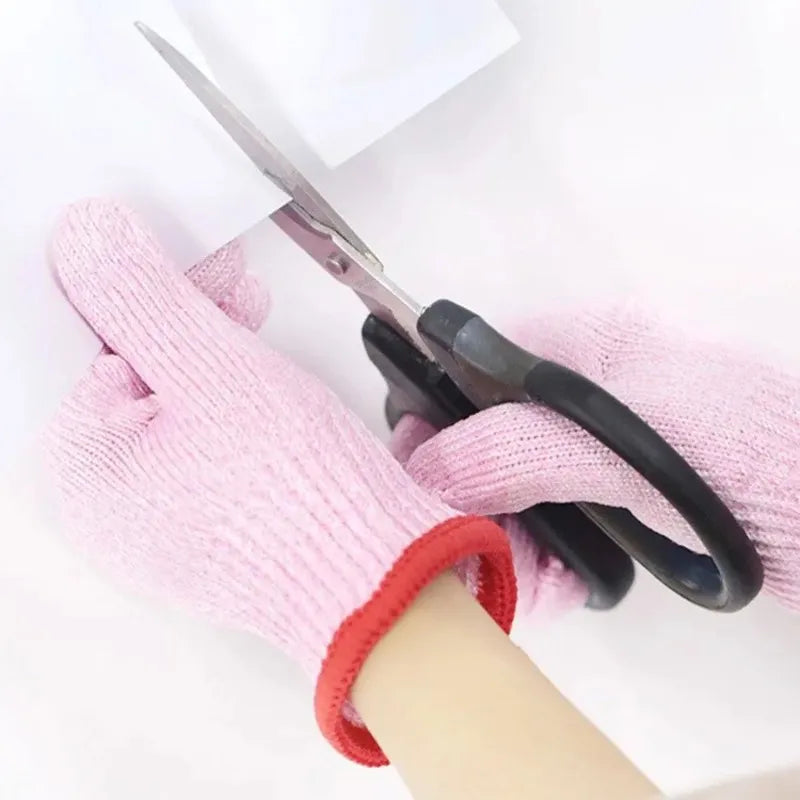 Kids HPPE Level 5 Cut Resistant Gloves – Boys & Girls Kids Safety Gloves Qme