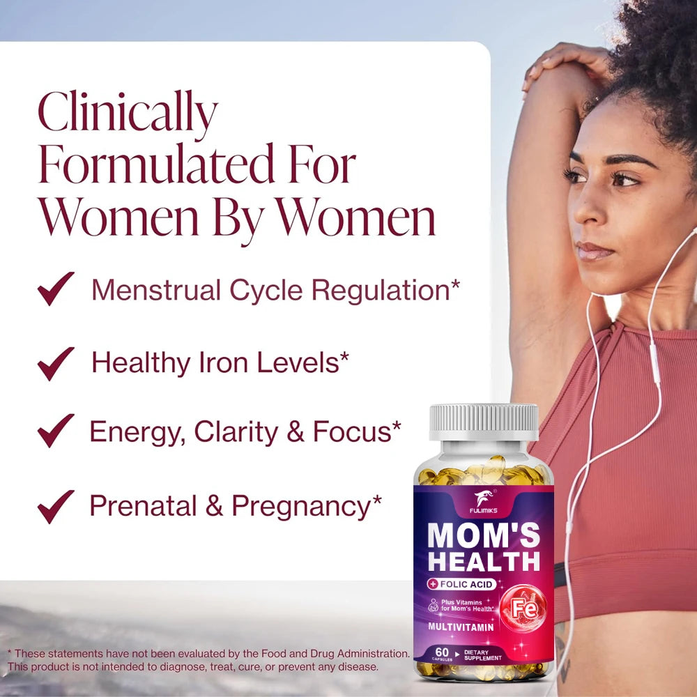 Iron Supplement with CoQ10, Methylcobalamin B12 & Folic Acid Iron Supplement Qst
