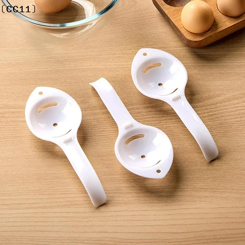 Extended Handle Egg White Separator & Yolk Filter Tool Egg Separator Tool Qme