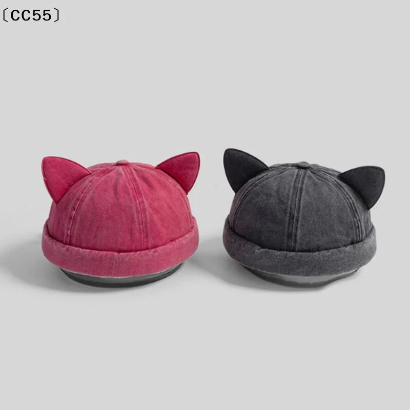 Japanese Cat Ear Beret – Cute Woolen Women's Hat Women's Beret Hat Qst