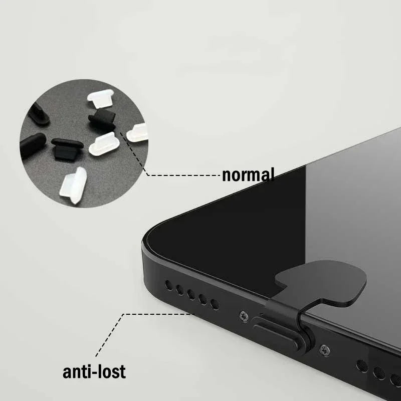 USB Type-C & iPhone Dust Plugs | Charging Port Protectors Port Dust Plugs Qme