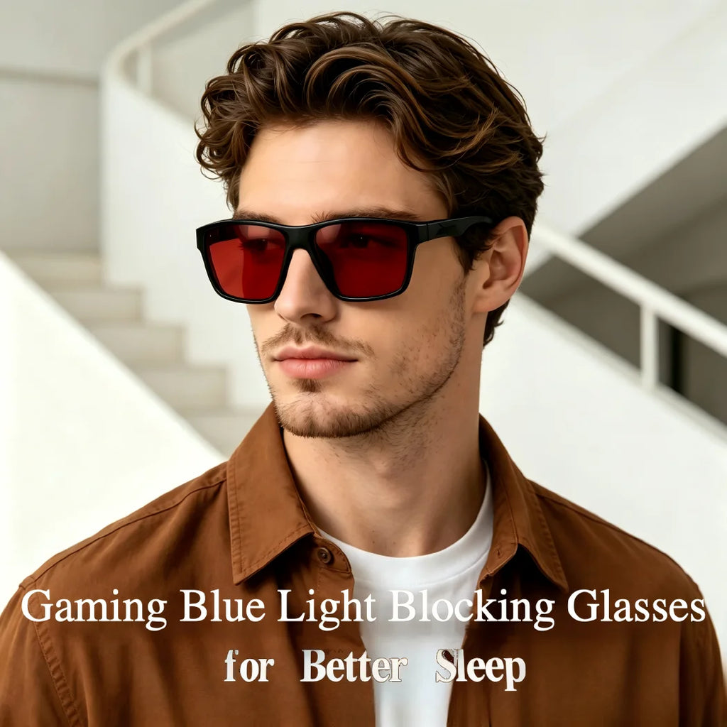 VOPHA S68 Blue Light Blocking Glasses – Unisex Rectangle Blue Light Glasses Qst