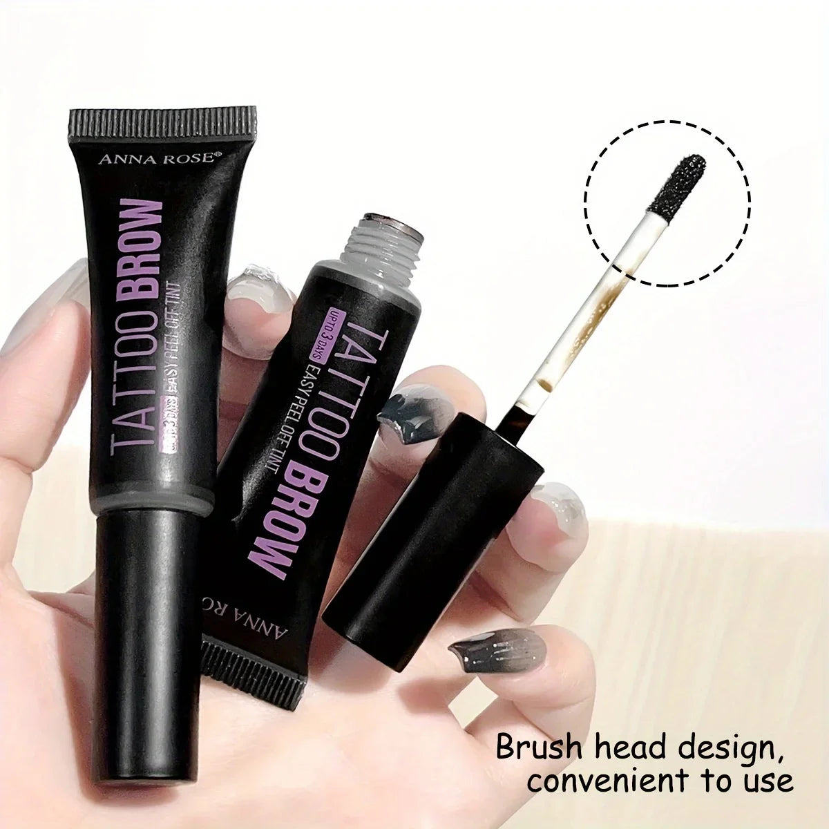 Natural Liquid Eyebrow Tint Cream | Waterproof Brow Gel – Qme Eyebrow Tint Gel Qme