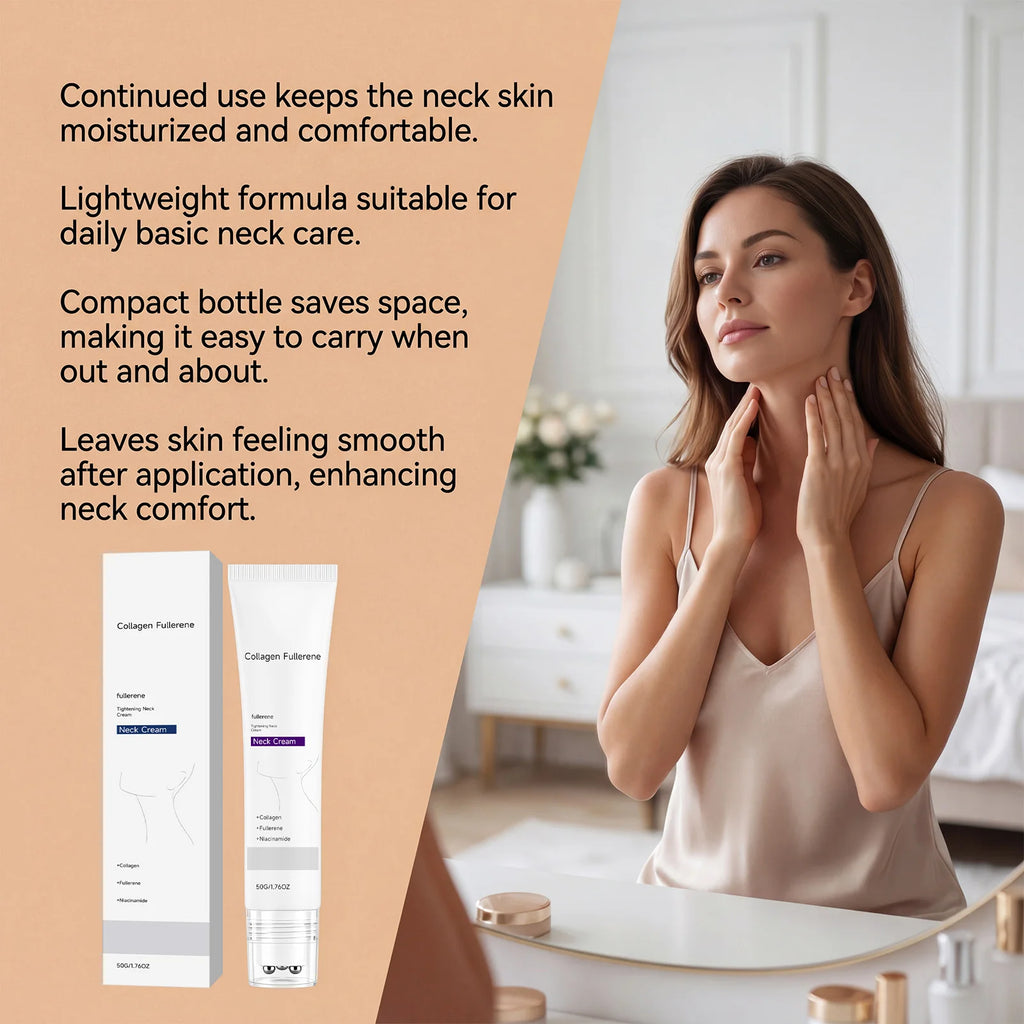 Collagen Neck Cream Roller – Moisturizing & Firming 50g Neck Cream Qst