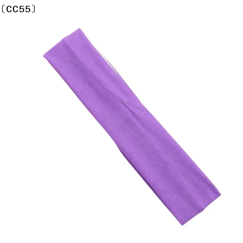 Retro Elastic Sweat-Wicking Sports Headband for Women Sports Headband Qst