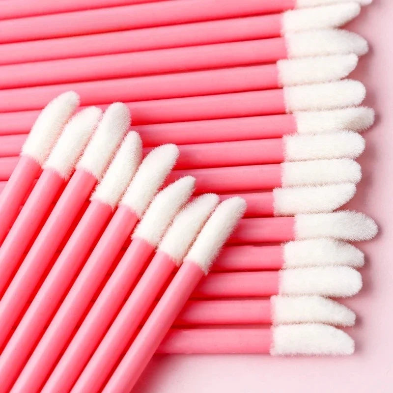 Disposable Lip Brushes – Lipstick & Gloss Wand Applicators Disposable Lip Brush Qme