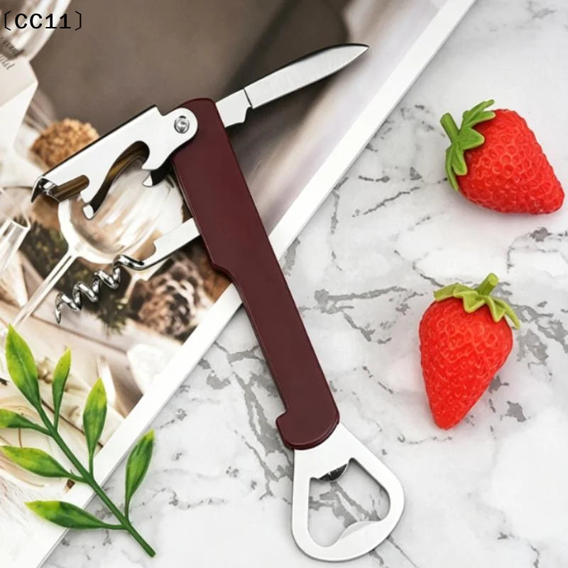 Portable Stainless Steel Beer Can & Wine Bottle Opener Can & Bottle Opener Qme