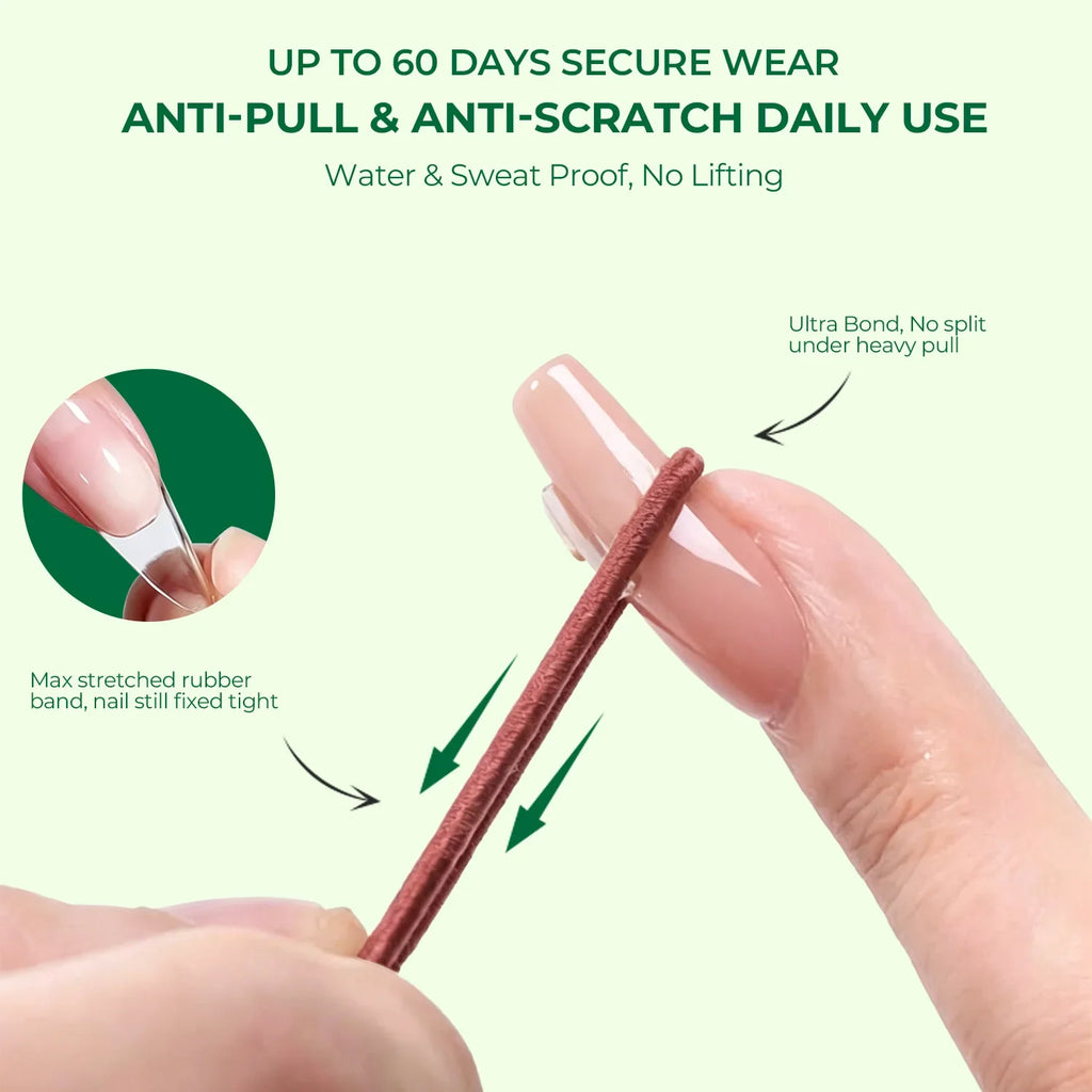 Nail Glue & Gel Remover Set – Quick Dry Plant-Based Formula Nail Glue & Remover Qme