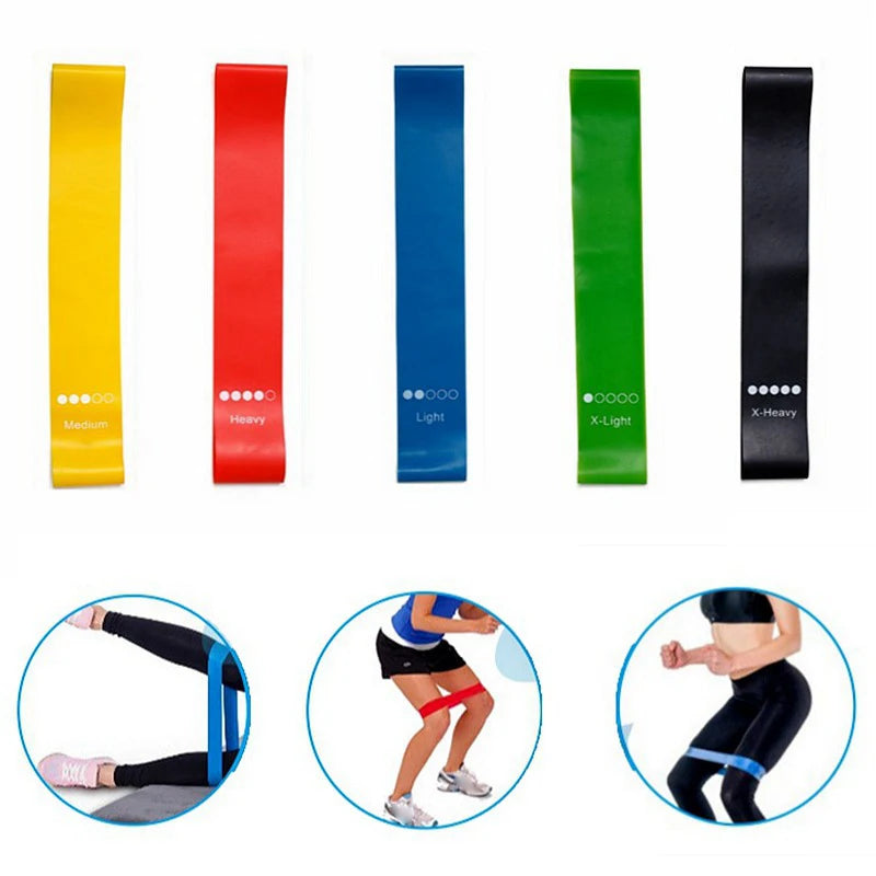 TPE Resistance Bands Set 5pcs – Loop Bands for Yoga & Gym Resistance Band Set Qst