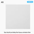 50-Pack Non-Stick Food Grade Wax Paper Sheets for Baking & Wrapping Baking Wax Paper Qme A5