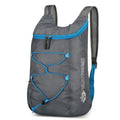 Foldable Outdoor Backpack – Lightweight Waterproof Travel Bag Foldable Backpack Qme Gray