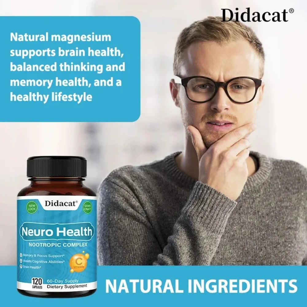 Bacopa Extract Capsules – Memory & Mental Clarity Support Herbal Supplement Qst