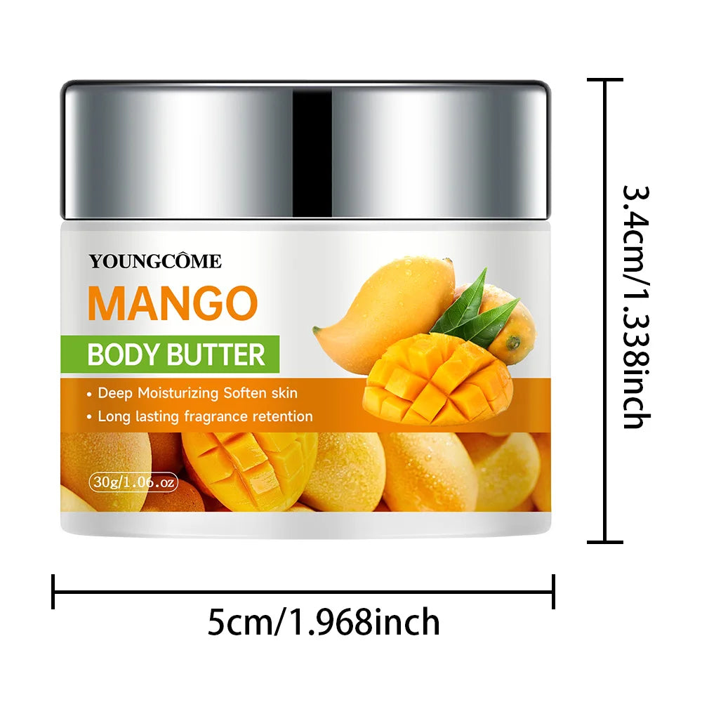 YOUNGCOME Mango Hydration Cream – Nourishing Shea Butter Moisturizer Face & Body Cream Qst 30G