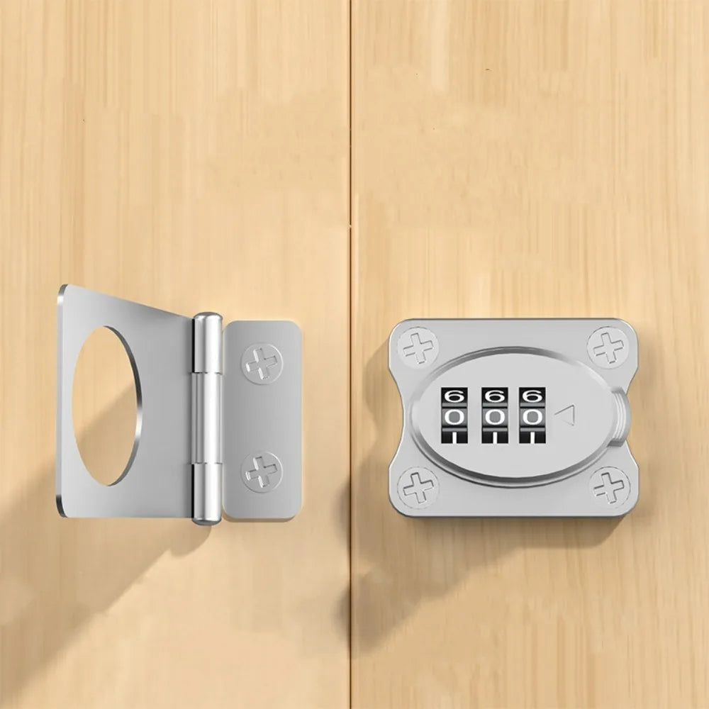 Double Drawer Password Lock | No-Drill Child Safety Cabinet Lock Cabinet Drawer Lock Qme