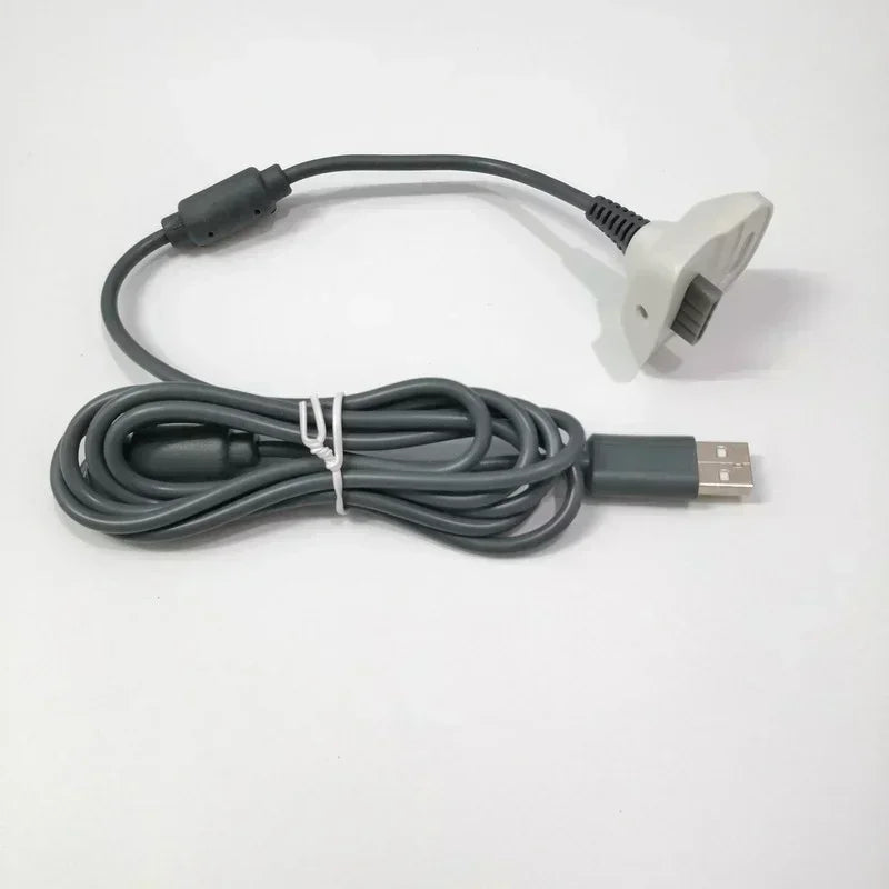 Xbox 360 Wireless Controller Charging Cable 1.8m – Gamepad Controller Charging Cable Qme