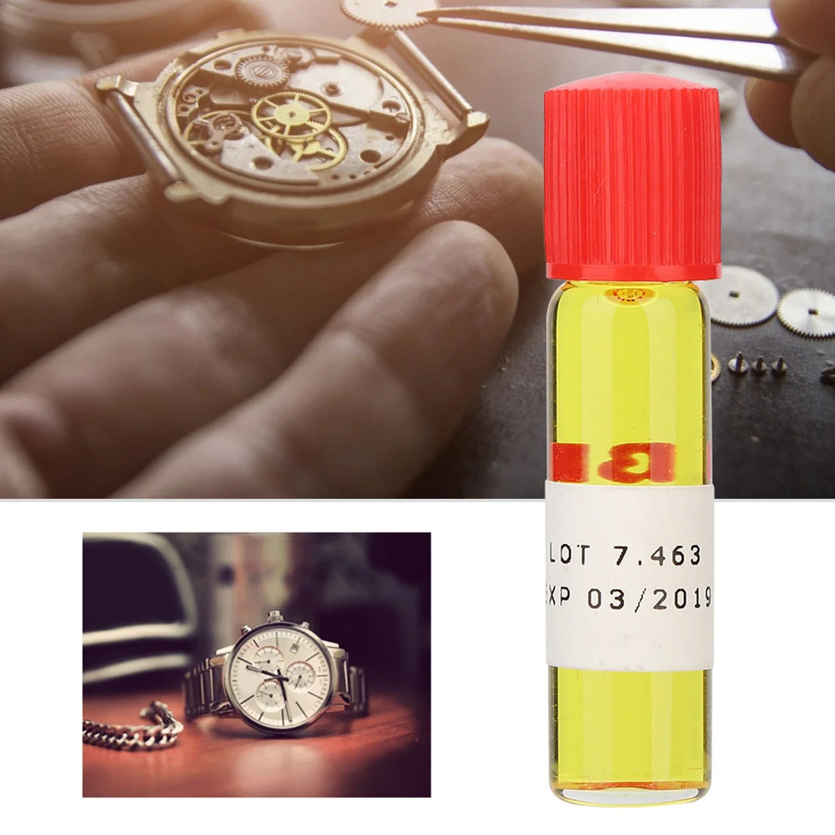 Watch Lubricant Oil – Watchmaker Movement Repair Tool Watch Repair Oil Qme
