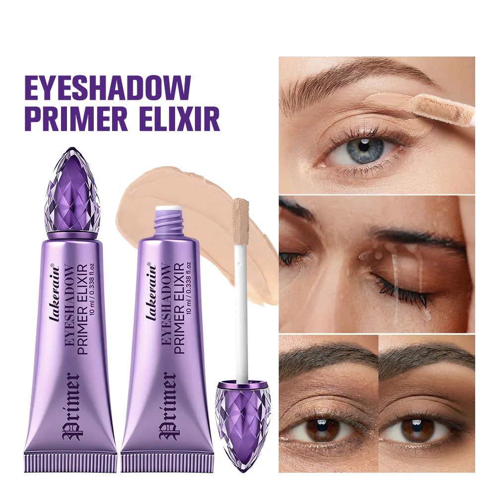 Lakerain Eyeshadow Primer – Long-Lasting Colorful Eye Base Eye Makeup Primer Qst