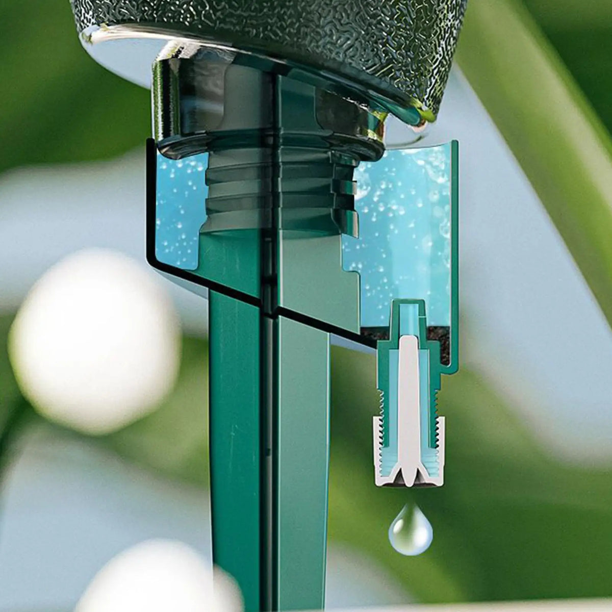 Plant Watering Spikes with Control Valve | Auto Irrigation Stakes Irrigation Watering Spikes Qme