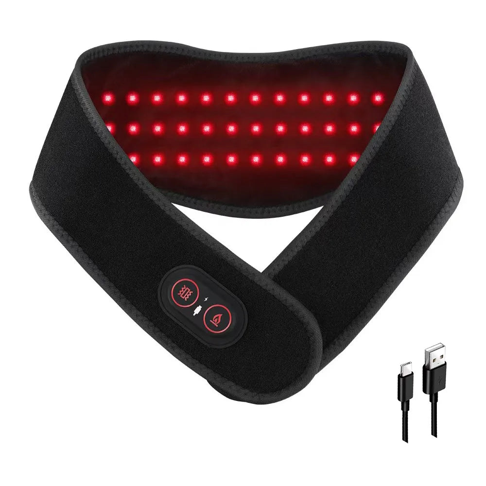 36 LED Red Light Neck Belt 660nm 850nm Infrared Therapy Wrap Infrared Therapy Wrap Qst LED Belt
