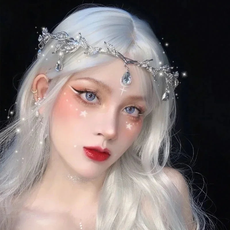 Elf Crown Headband | Heart-Shaped Ethnic Party Accessory Costume Headband Qme