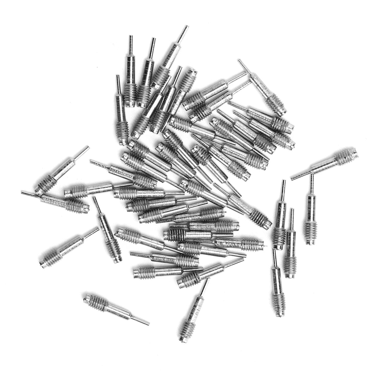 Watch Band Link Remover Replacement Tips – 50 Pack | Alloy Watch Repair Tool Qme Silver