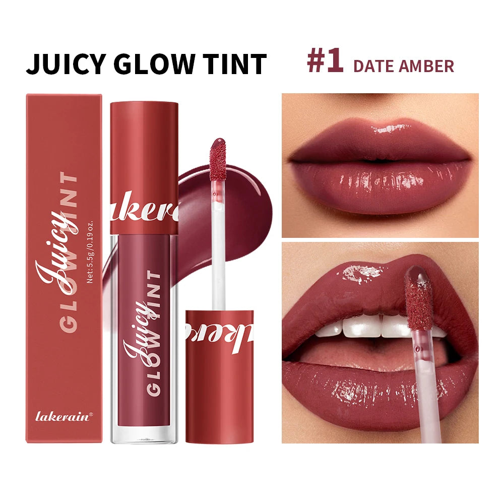 Lakerain Mirror Lip Glaze – Long-Lasting Hydrating Lip Gloss Lip Gloss Qst 01