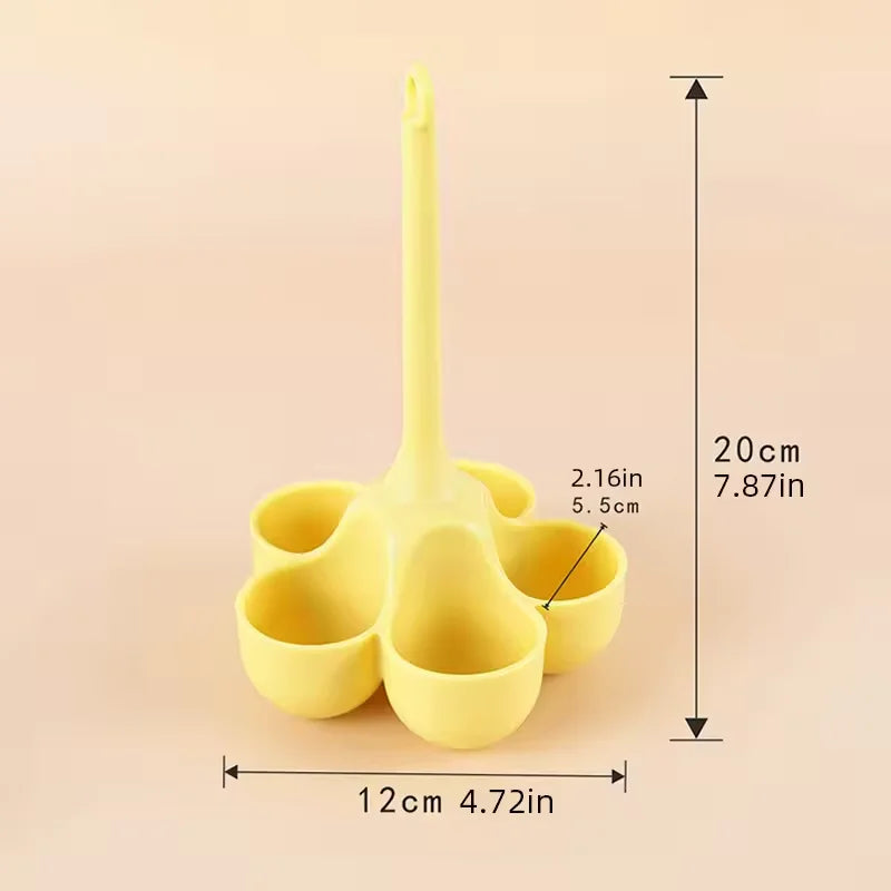 Silicone Egg Steamer Tray 3 & 5 Hole – Food-Grade Egg Cooker Egg Steamer Tray Qst