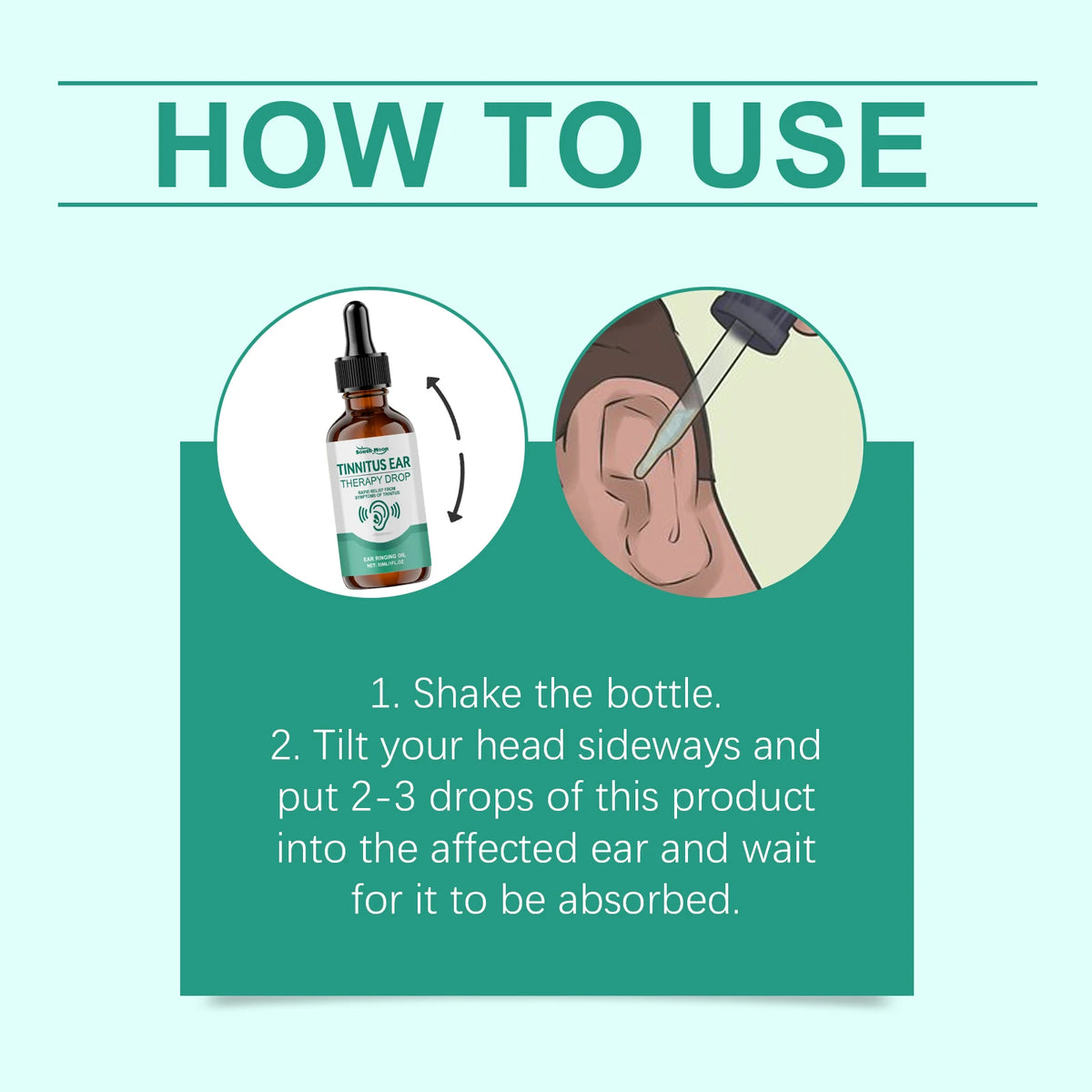 South Moon Ear Care Liquid Drops – Soothing Ear Oil 30ml Ear Care Drops Qst