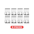 Invisible Pants Hem Shortening Clips – No-Sew Quick Fix 4 Pack Hem Shortening Clips Qme 8PCS