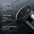 Baseus 30W Dual Port USB-C Car Charger – QC 4.0 & PD 3.0 Car Charger Qst Dual Type C